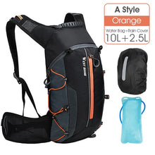 Load image into Gallery viewer, Hydration Backpack 10L Ultra Lightweight with 2L Hydration bladder and Rain cover