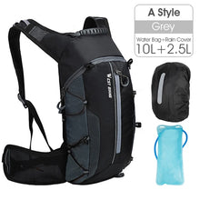 Load image into Gallery viewer, Hydration Backpack 10L Ultra Lightweight with 2L Hydration bladder and Rain cover