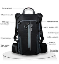 Load image into Gallery viewer, Hydration Backpack 10L Ultra Lightweight with 2L Hydration bladder and Rain cover
